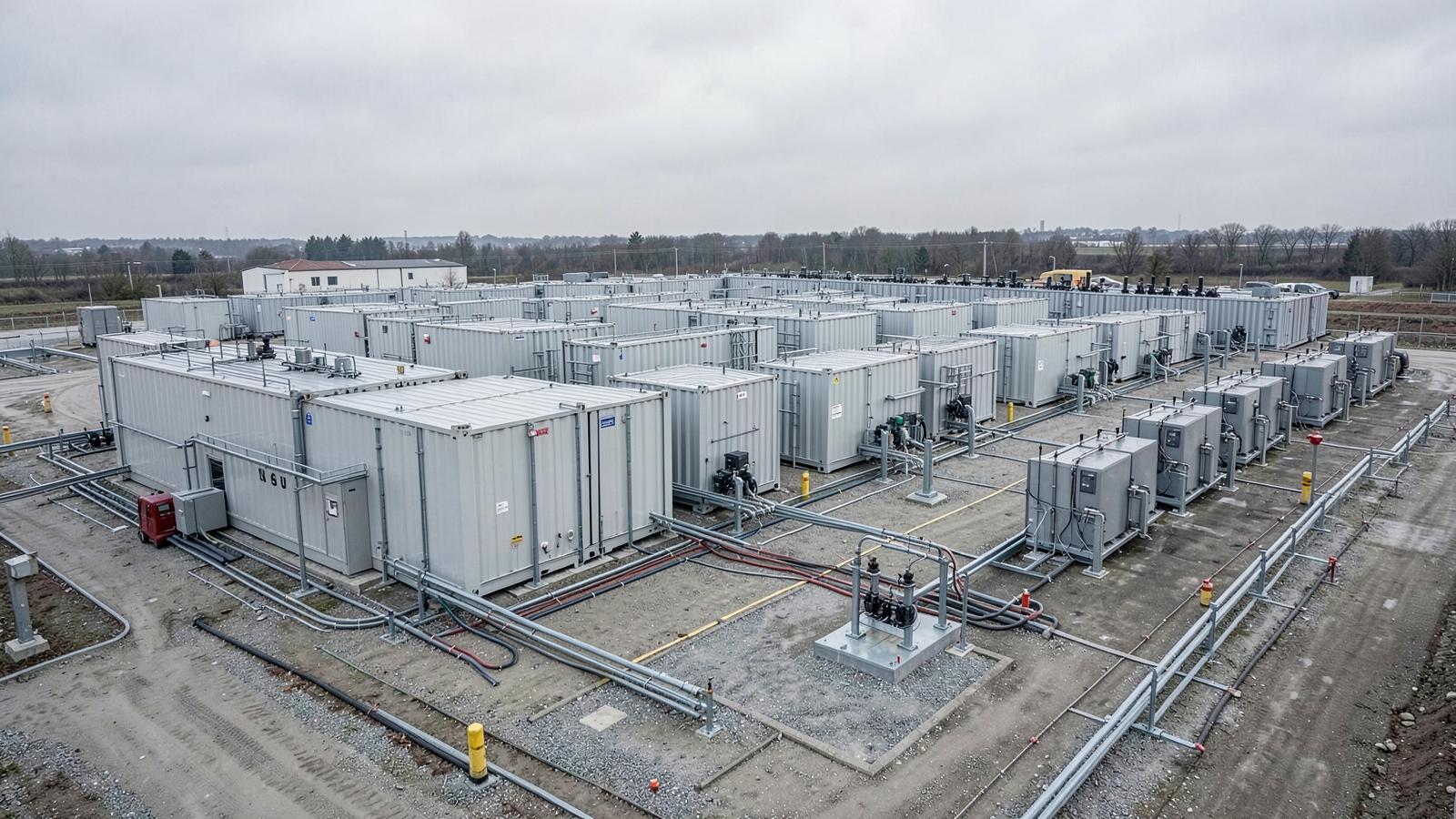 Utility-scale battery energy storage facility